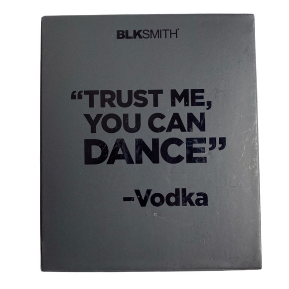 NIB Matte Black BLKSMITH Vodka Flask, “Trust Me, You Can Dance”, Stainless Steel - Picture 15 of 16